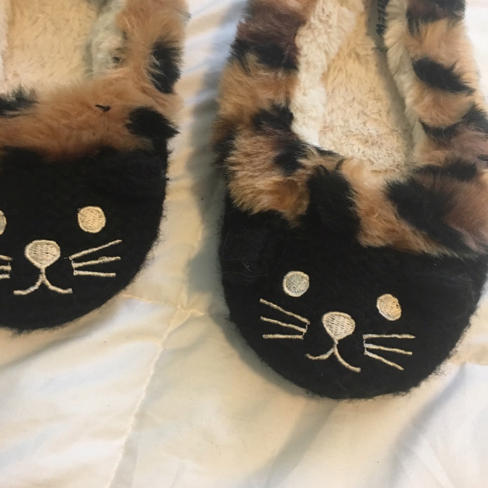Cute Cat Slippers NWOT