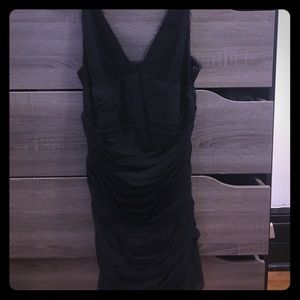 Elizabeth and James Black Cocktail Dress