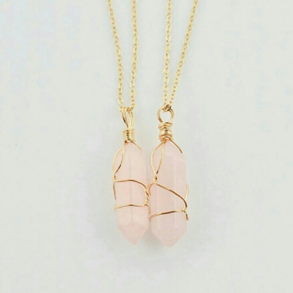 Brand New Gem Pendant Gold Necklace - Picture 5 of 7