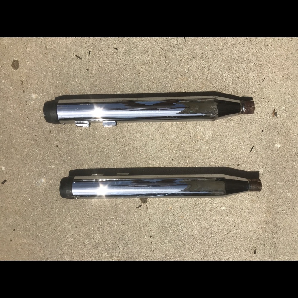 Rinehart Chrome 3inch Slip On Mufflers
