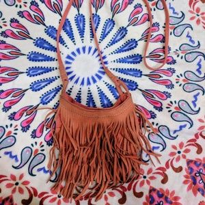 American eagle fringe purse