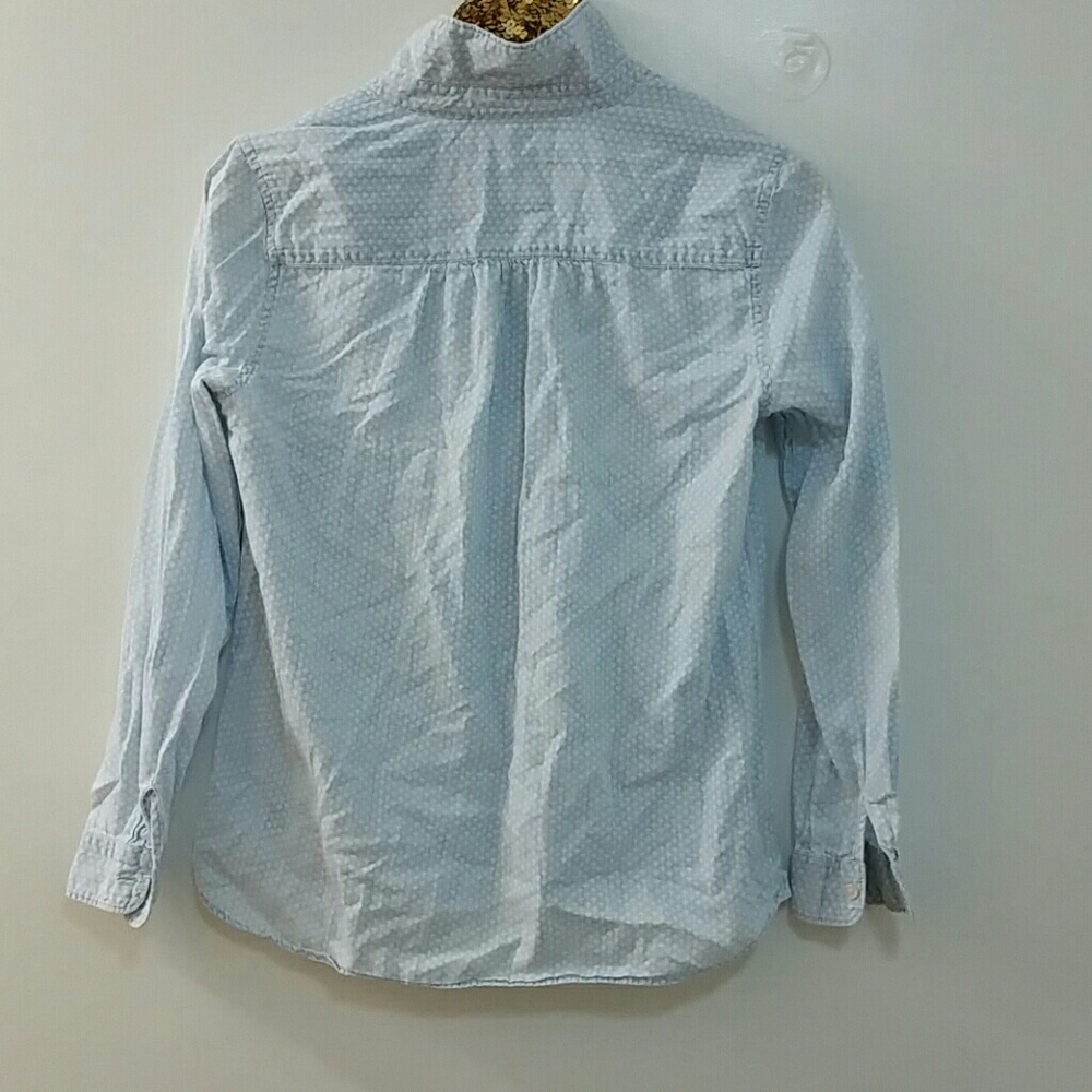 Loft Patterned Chambray Popover - image 3