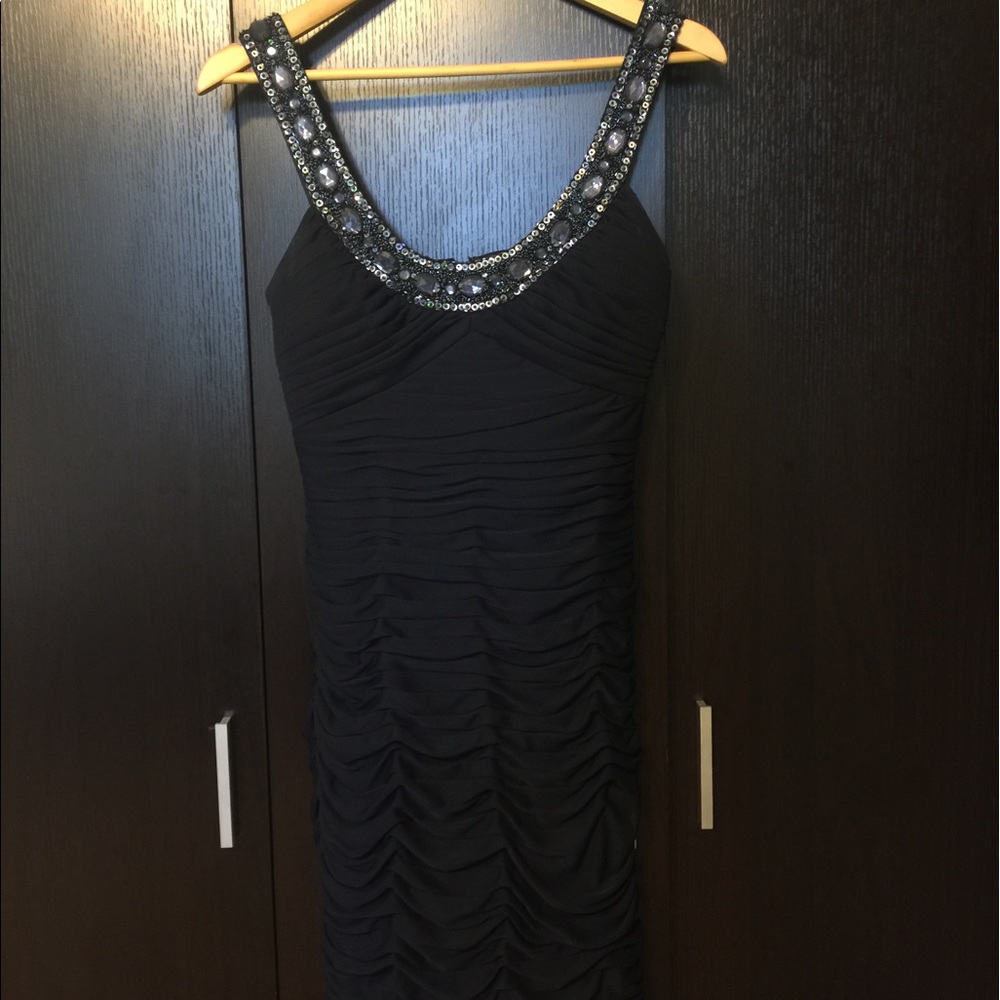 Beautiful Navy Blue Party Dress