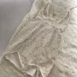 NBD • Small • white Lace Dress • pretty •