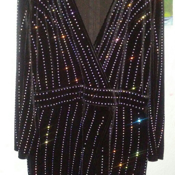 FASHON NOVA SPARKLY DRESS - Picture 1 of 4