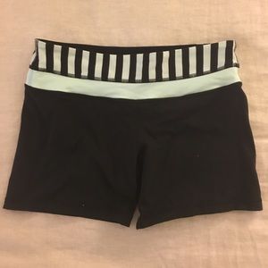 Lululemon tight black shorts