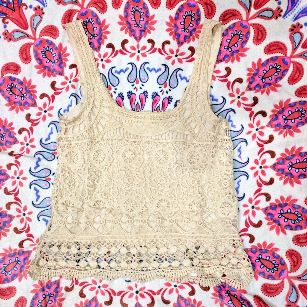 Urban outfitters crochet top