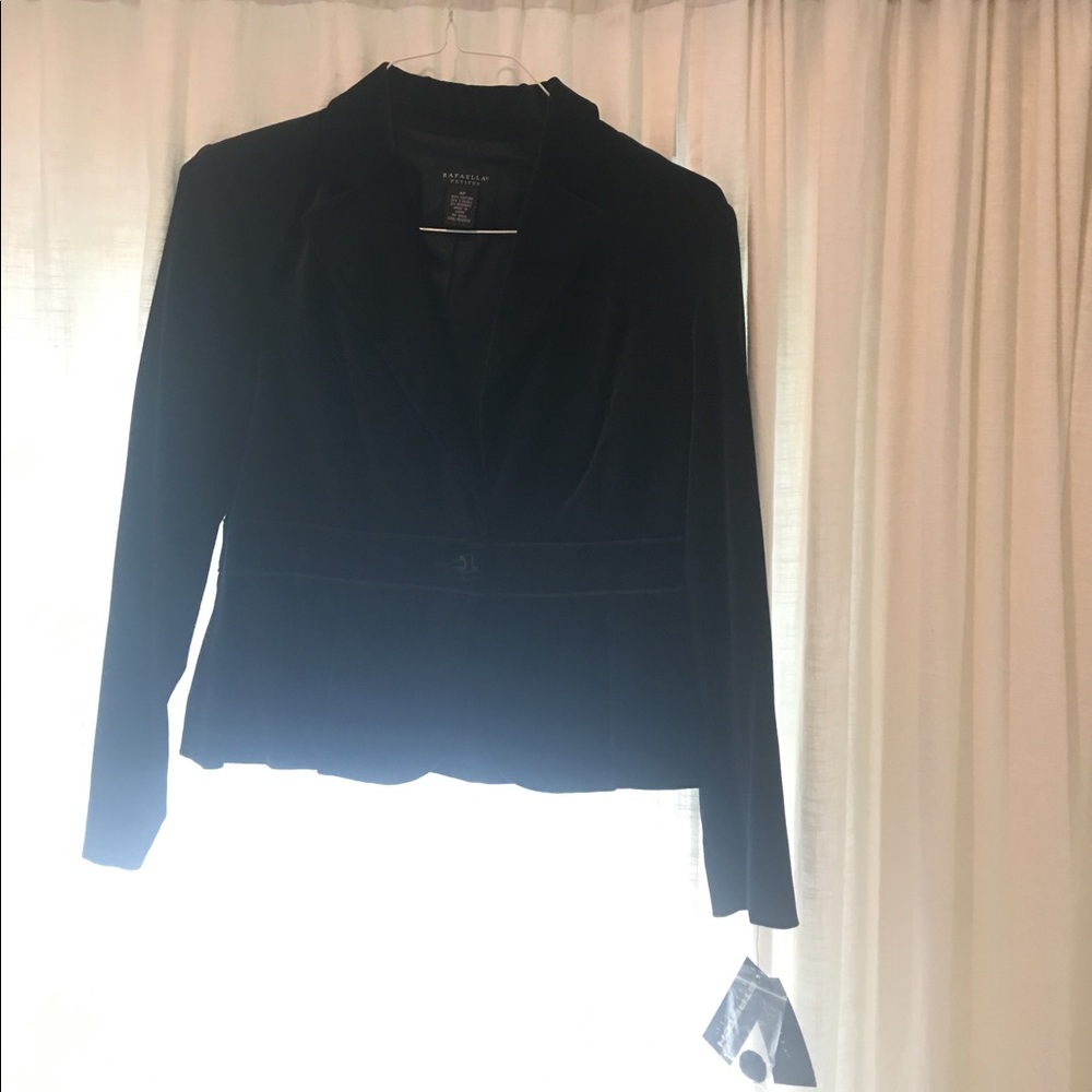 Midnight Rafaella Petites blazer