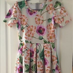 Lularoe Floral Amelia NWT