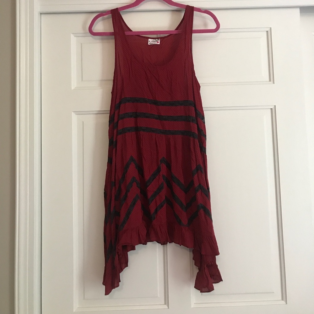 Red Free People Dress