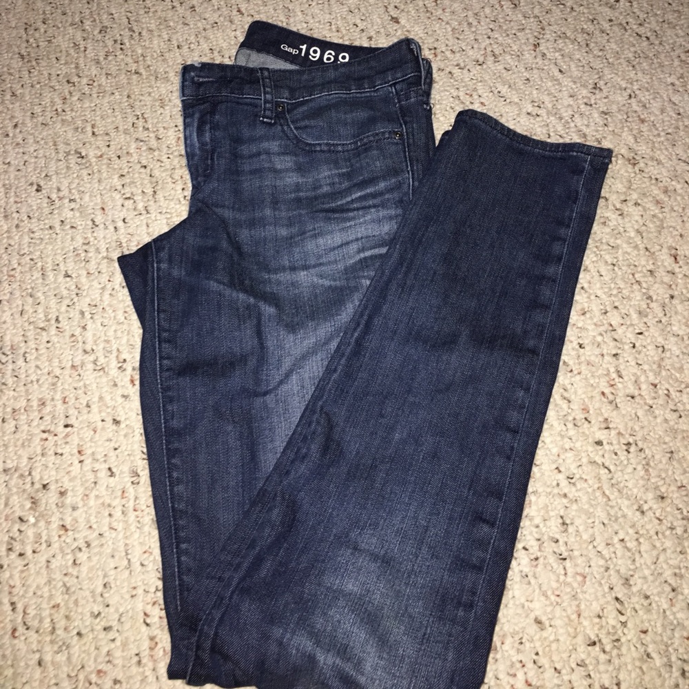 Denim skinny jeans