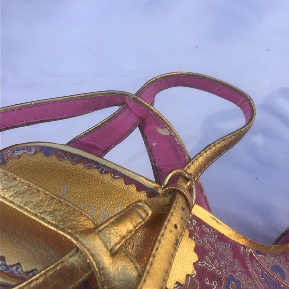 Charles David Platform Sandals 6.5 - Picture 3 of 4