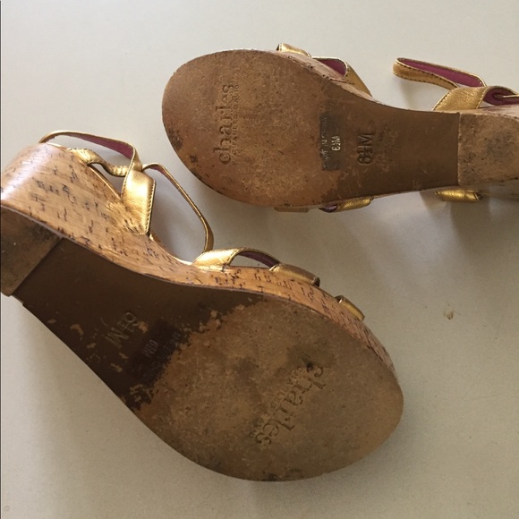 Charles David Platform Sandals 6.5 - Picture 4 of 4