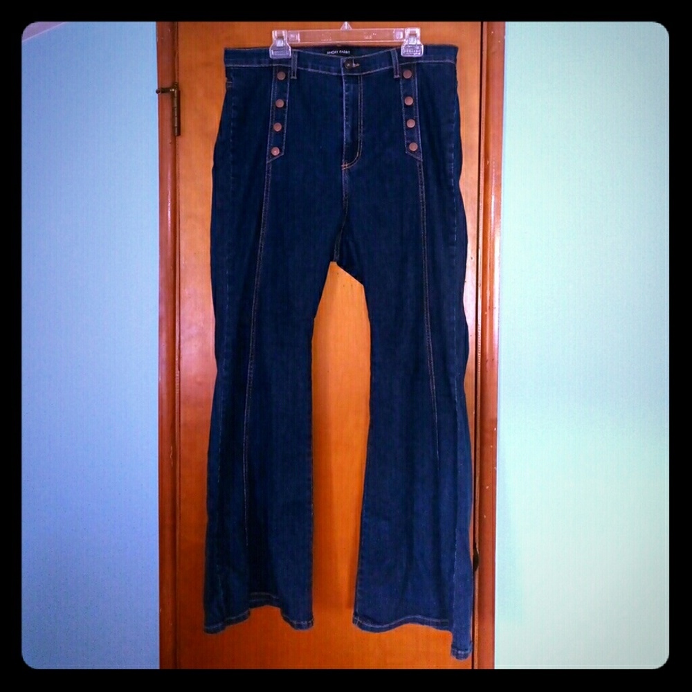 Angry Rabbit Plus Size Flared Jeans from Modcloth