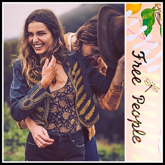 ❌SOLD❌FREE PEOPLE Boho Print Bodysuit - Picture 7 of 8