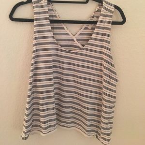 Madewell striped tank top