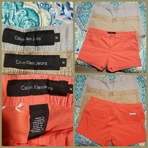 Bundle of 3 women's Calvin Klein Jeans shorts