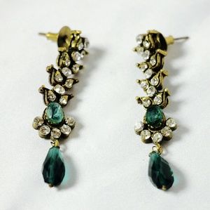 HP🍾 Emerald Crystal Drop Earrings