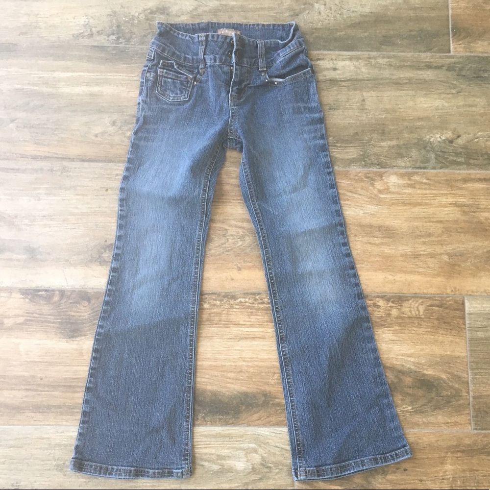 Candie's double snap embellished jeans