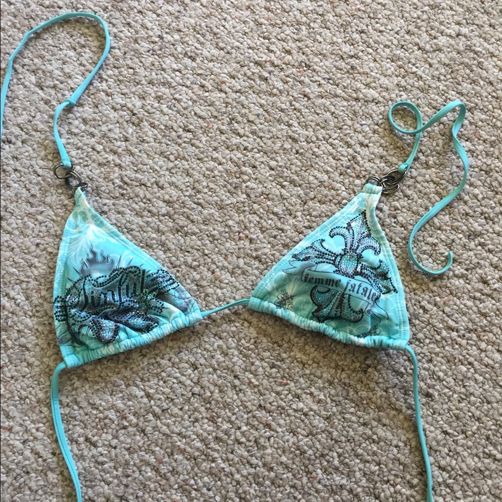 Sinful bathing suit top!