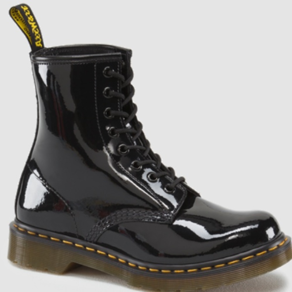 Black rubber Dr. Martens