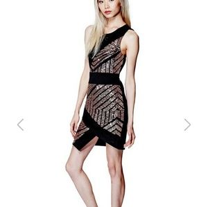 Guess Factory  Darla Sequin Block Dress
