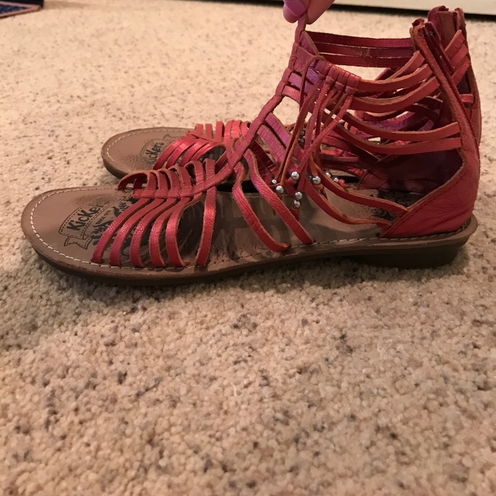 Pink sandals