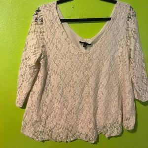 Cream American Eagle Outfitters Top.