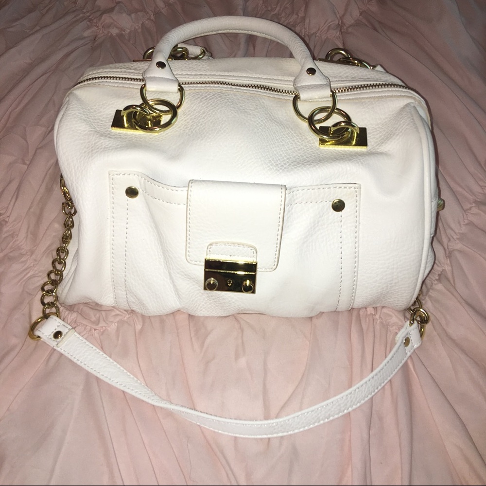 White Olivia + Joy Shoulder Bag!