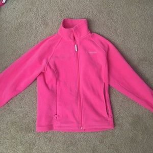 Pink girls Columbia jacket