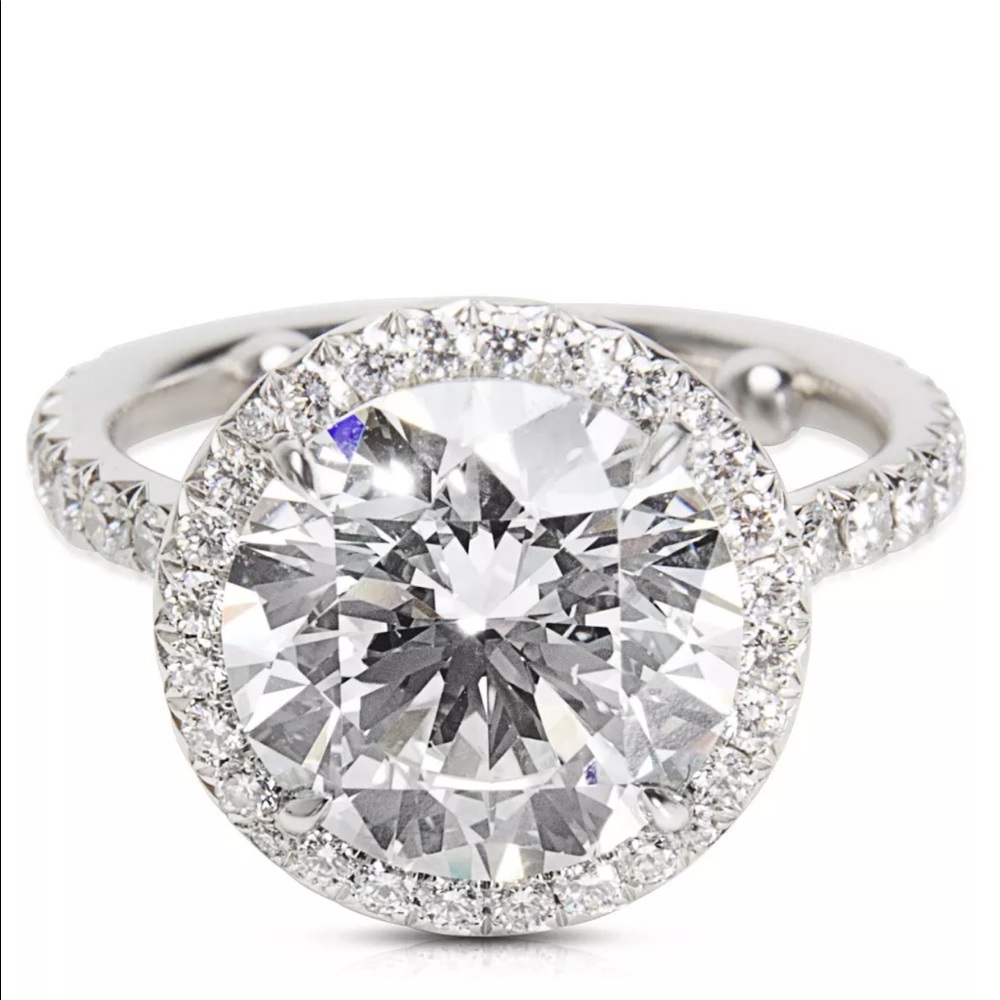1 Almost  4.00 Ct TwtTiffany&co Diamond Ring