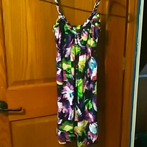 Sievergate dress braided straps, multi color. - Picture 1 of 4