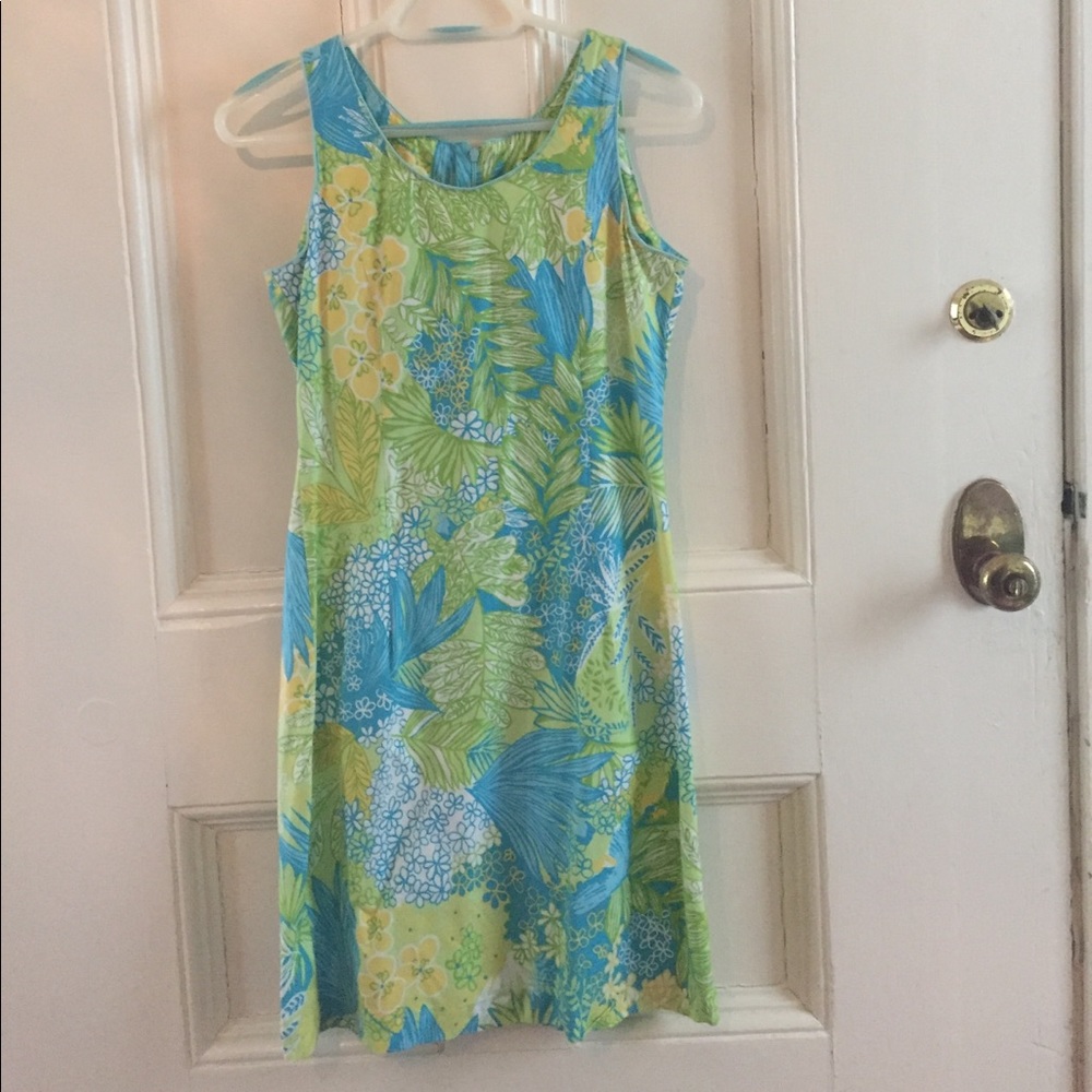 Lilly Pulitzer-like cotton/spandex dress