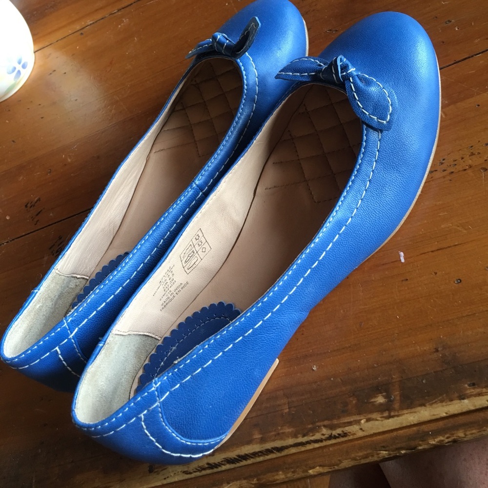 Blue Flats! Worn once