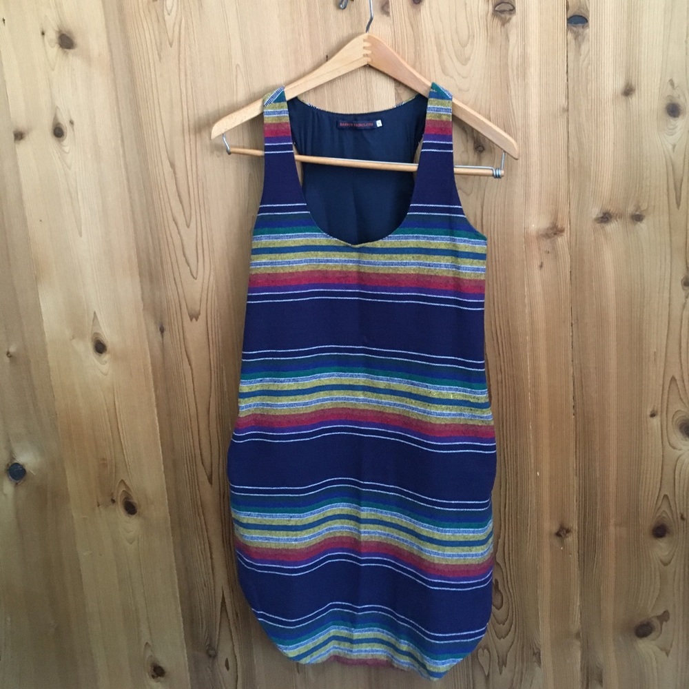 Harvey Faircloth stripe tank dress