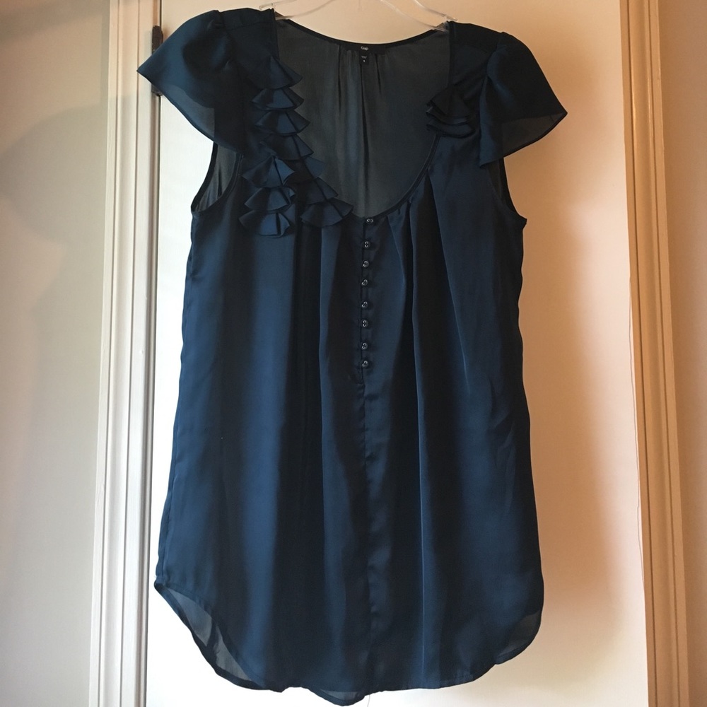 Navy short sleeve shirt