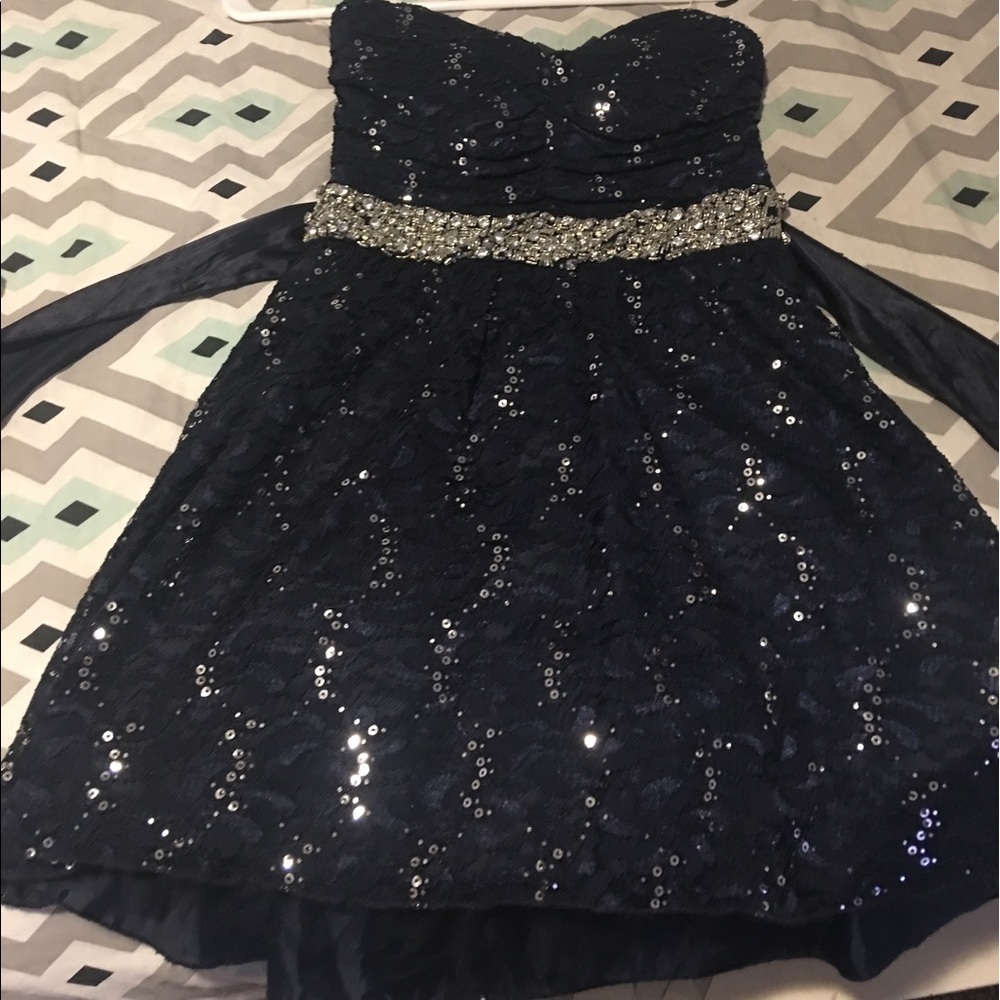 Navy blue dress
