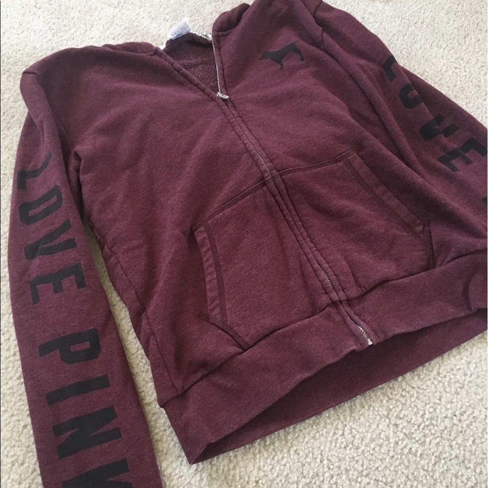 PINK Victoria's Secret full zip sweatshirt