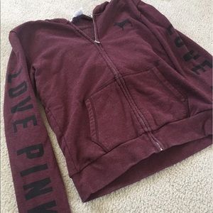 PINK Victoria's Secret full zip sweatshirt