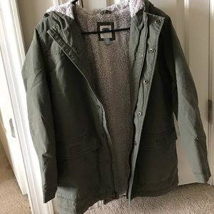 Brand new army green winter coat!