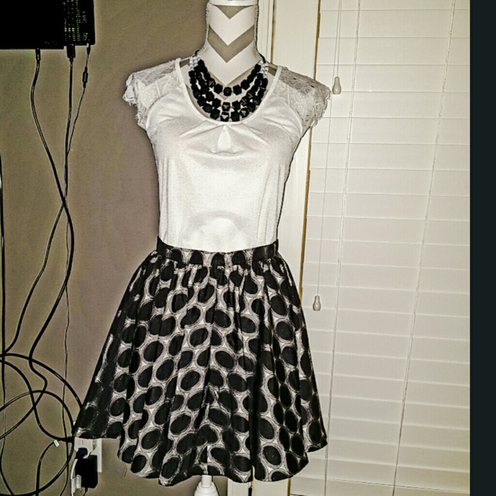 NWT As u Wish skater skirt size Small