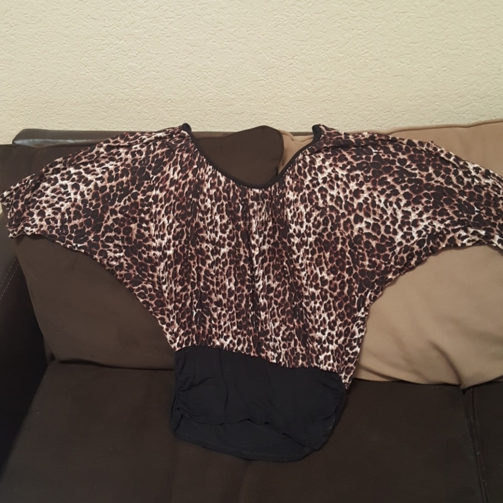 Animal print top