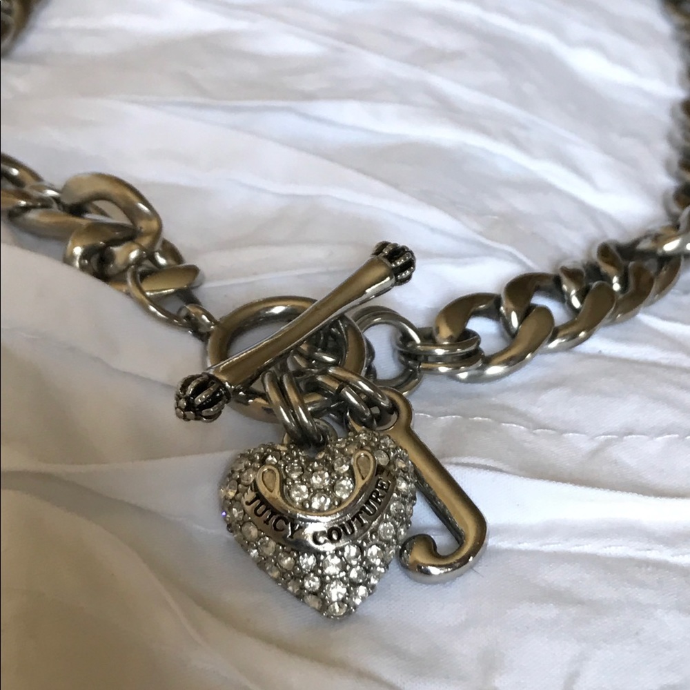 Juicy Couture Link Necklace and Bracelet