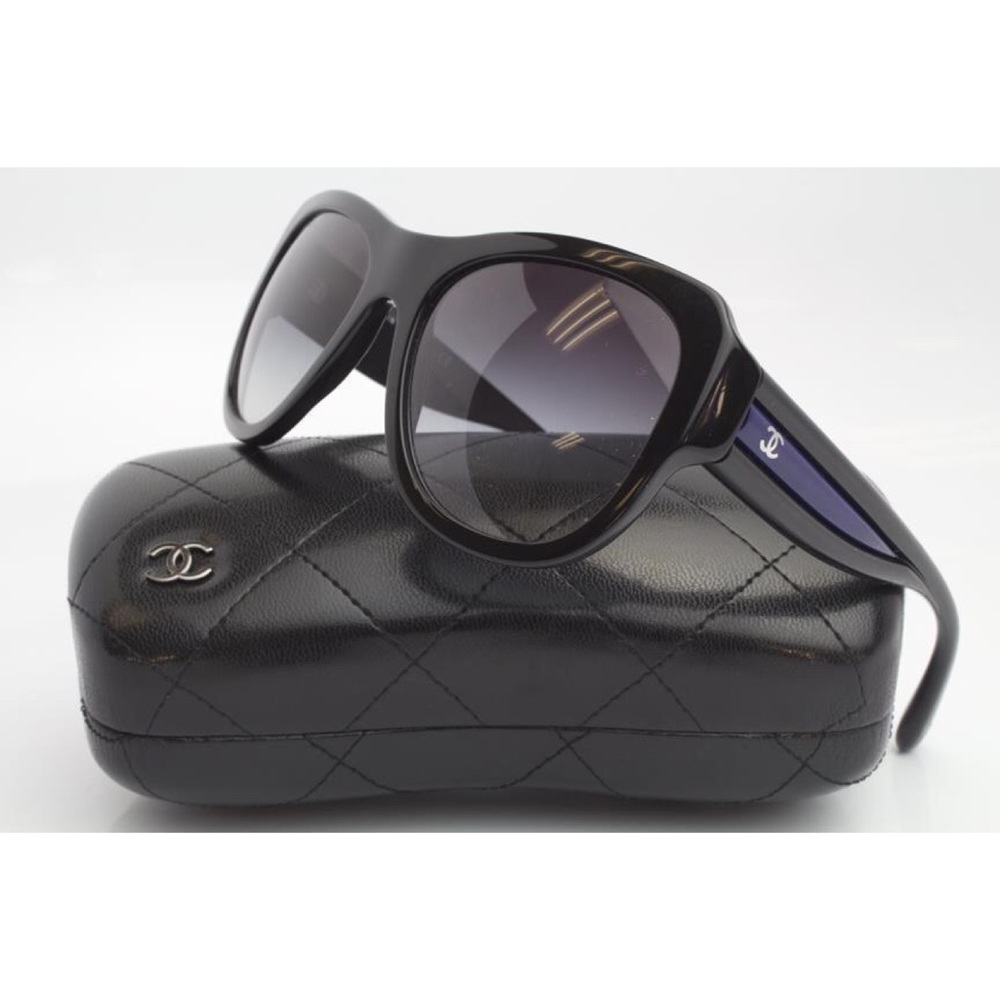 Chanel Summer Black/Blue Sunglasses