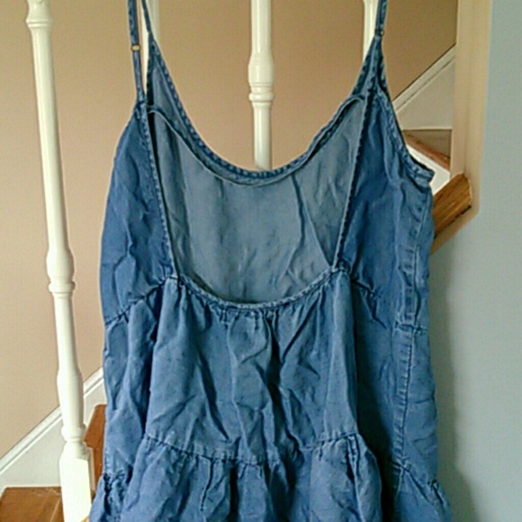 Blue Ruffle Dress - Picture 3 of 5