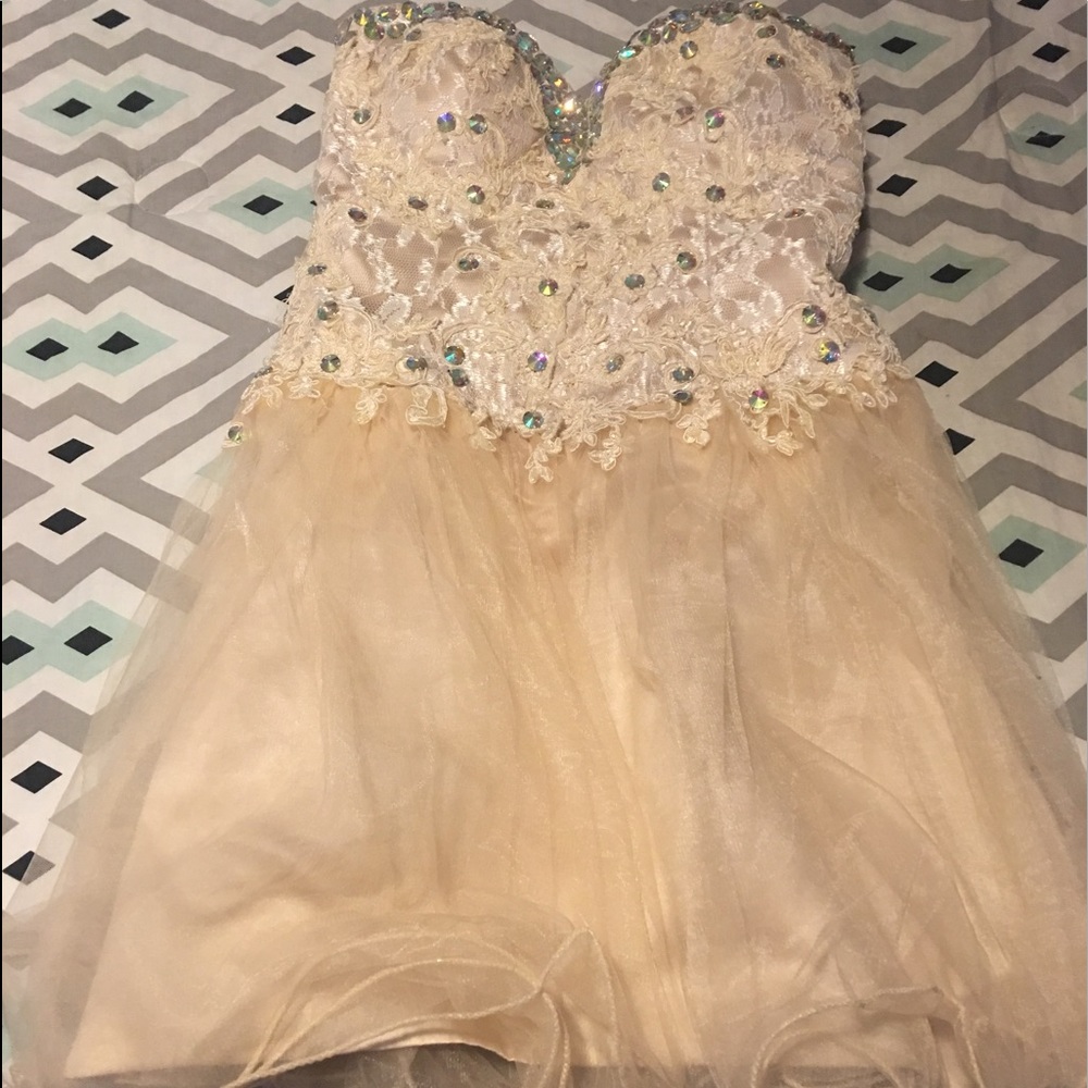 Tan dress