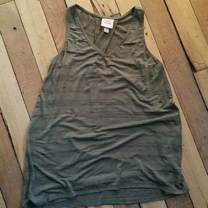 NWOT hunter green racerback tank