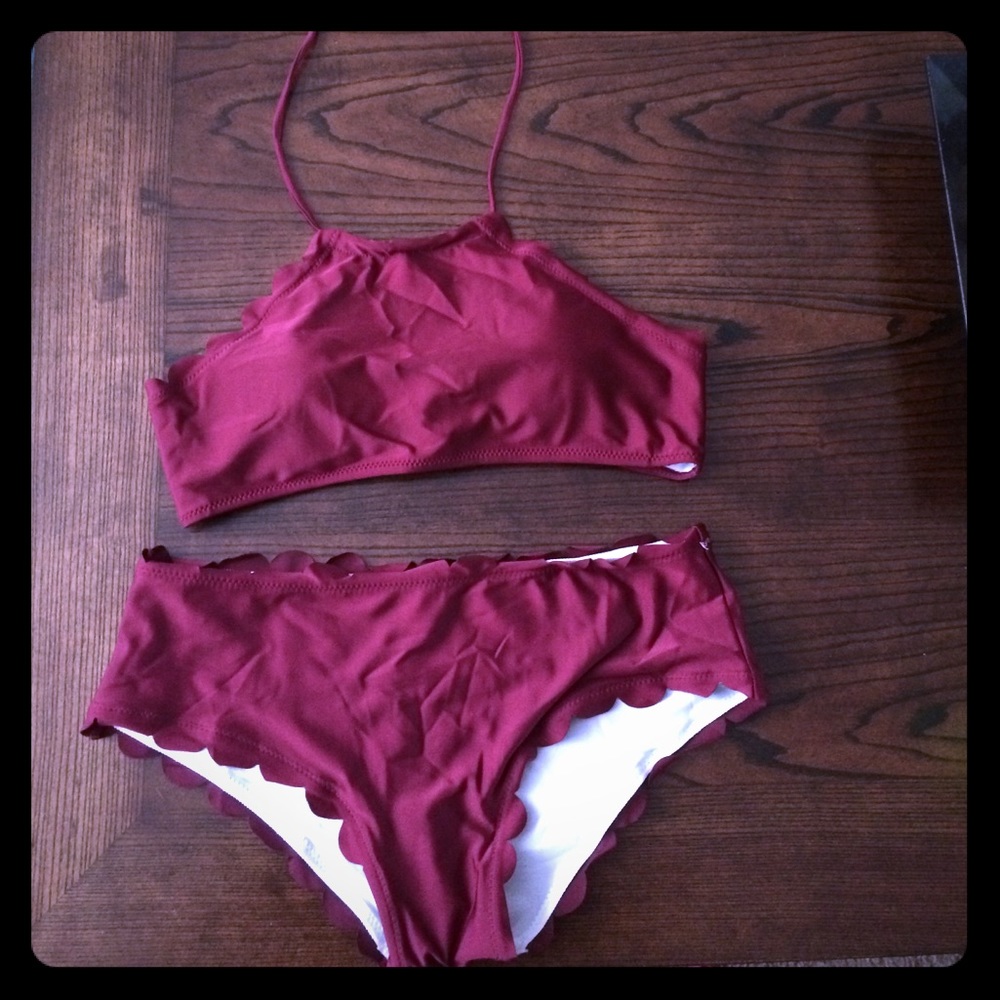 BRAND NEW MAROON BIKINI🔥🔥🔥