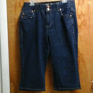 Women's Lane Bryant Denim Capris.