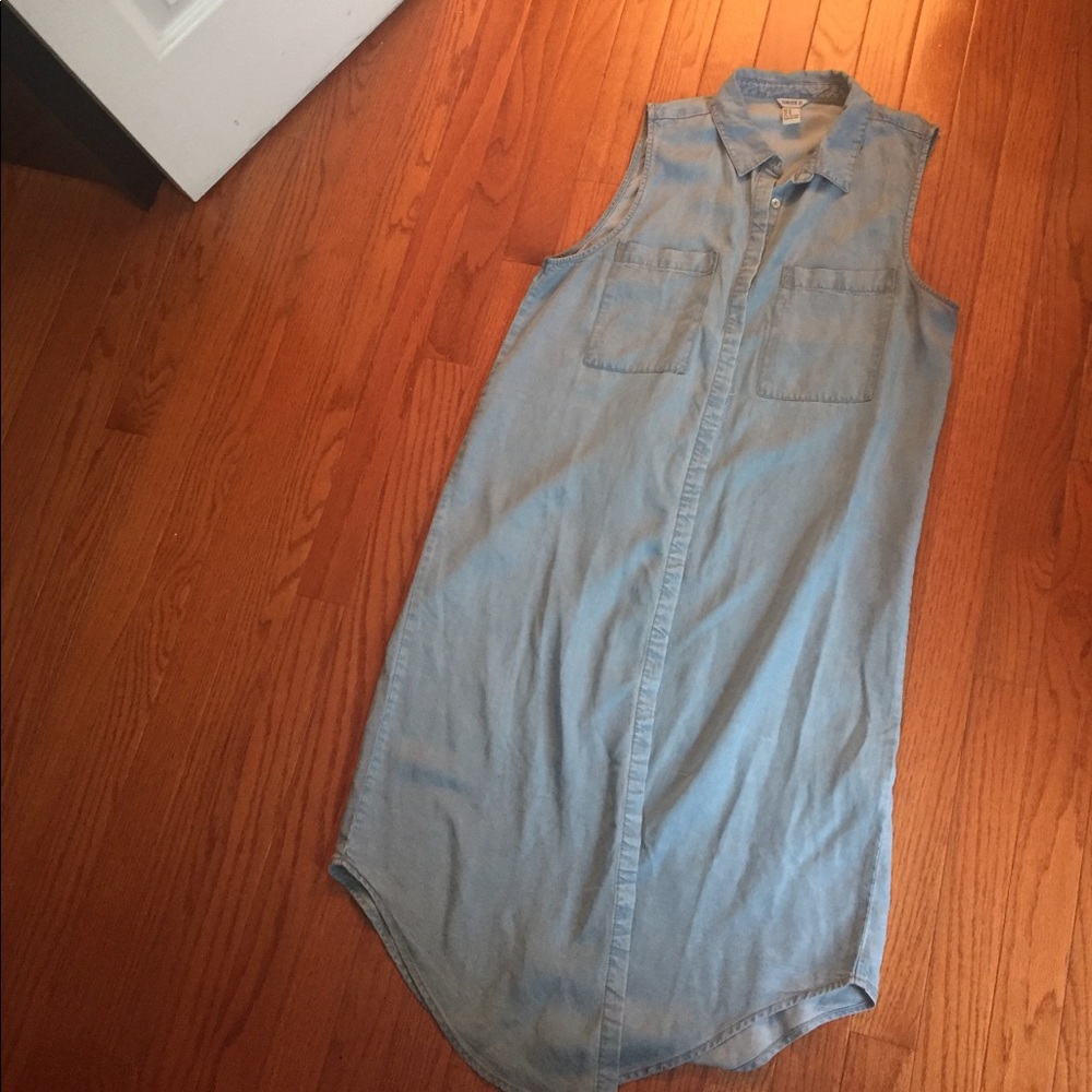 Denim Button Down Dress